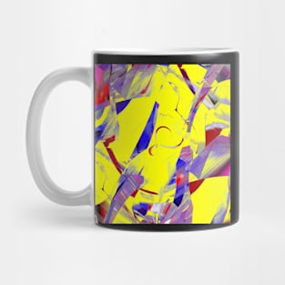 Yellow and purple Mug